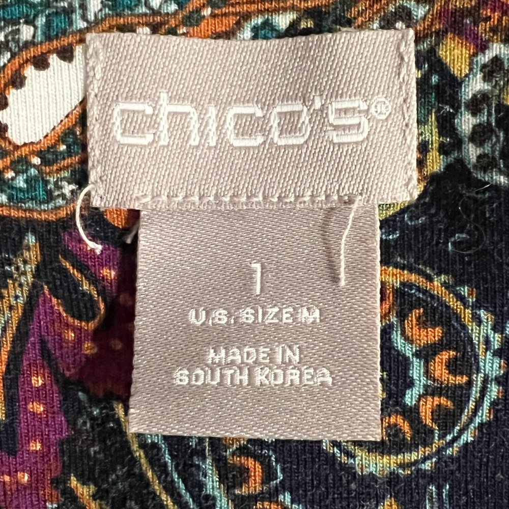 CHICO’S PAISLEY TOP‎ - Picture 8 of 9